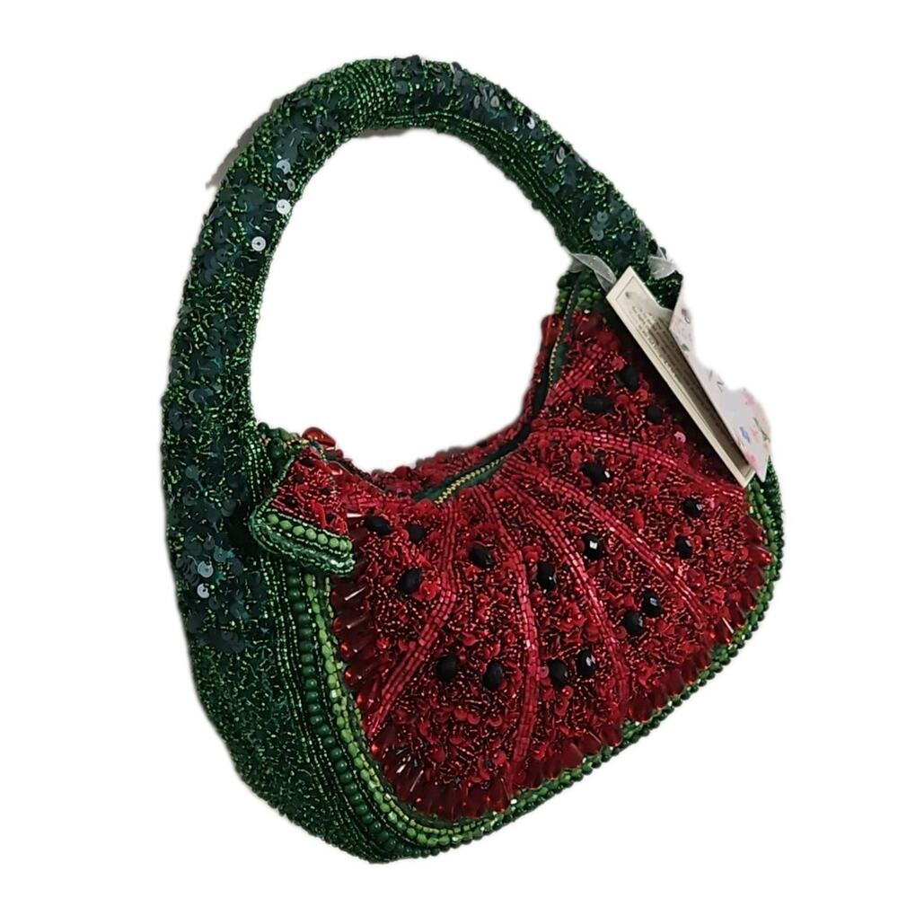 Beaded Purse Handcrafted In India Fruit Bag Watermelon Crossbody Viral TikTok